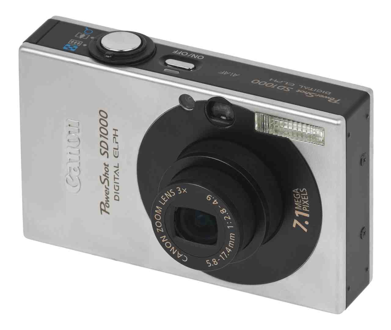 canon powershot sd1000, appareil photo numérique, 7-1 mp mégapixels