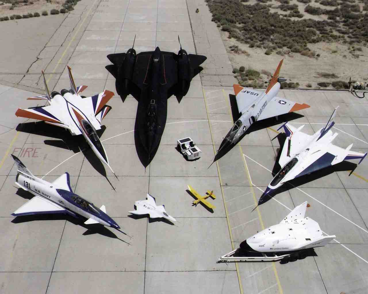 flotte d'avions de recherche de la nasa, x-31, f-15